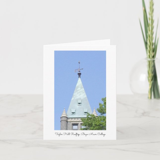 Taylor Hall Rooftop, Bryn Mawr College (Anverso)