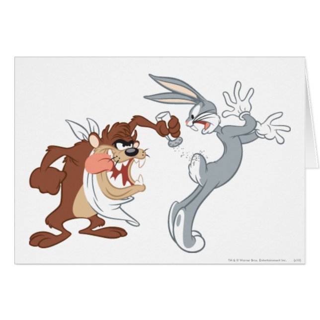 TAZ™ y BUGS BUNNY™ (Anverso (Horizontal))