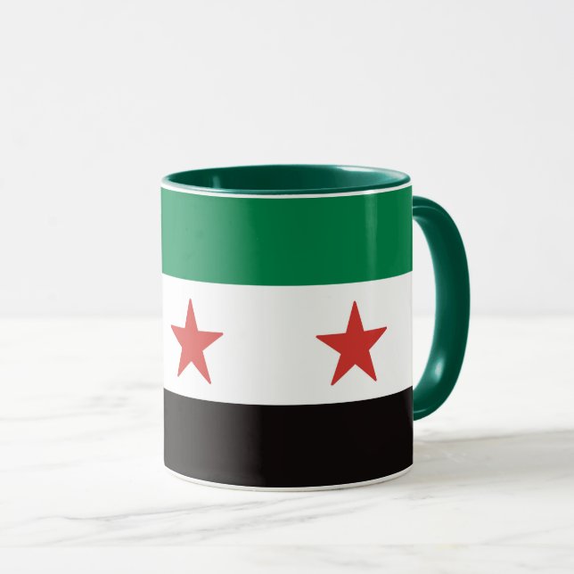 Taza ・・・・・ث ææ・س・・・・・・・・Syria bandera (Anverso derecho)