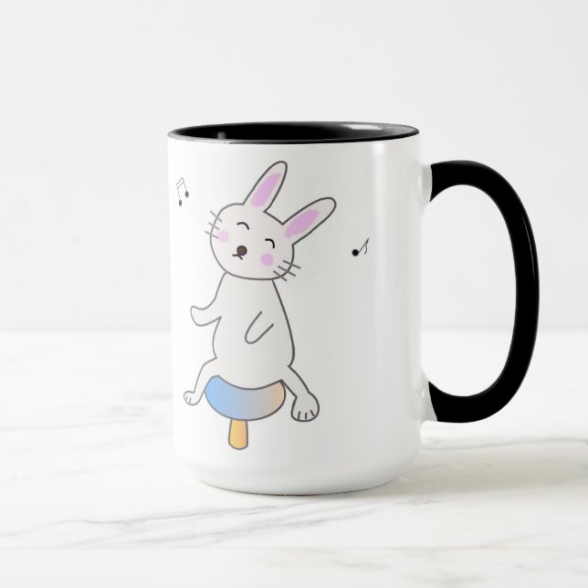 TAZA うさぎのマグカップ (Derecha)
