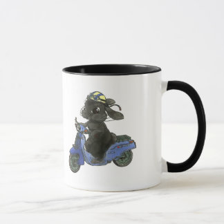 TAZA ウサギのバイク　マグカップ