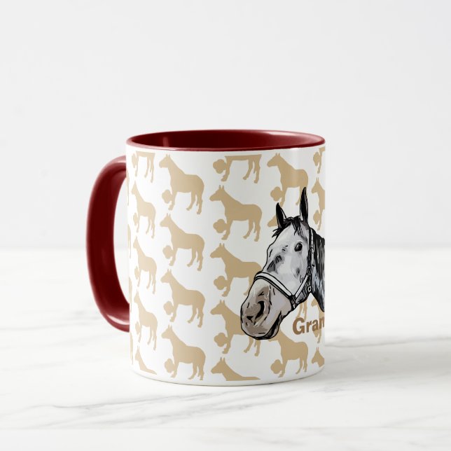 TAZA ケイメイ牧場　グラマーちゃん シルエット (Anverso izquierdo)