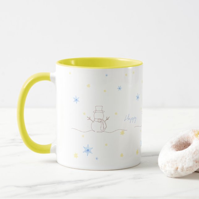 TAZA シンプルなクリスマス スノーマン♡ (Con donut)