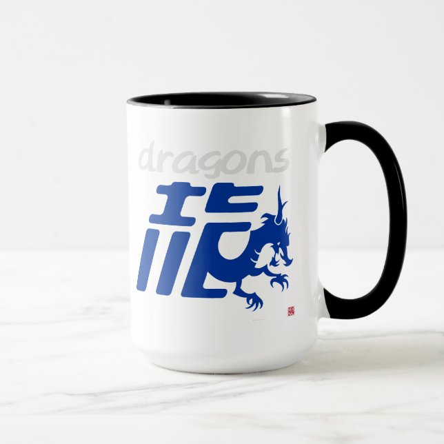 TAZA 中日ドラゴンズ　非公式マグカップ (Derecha)