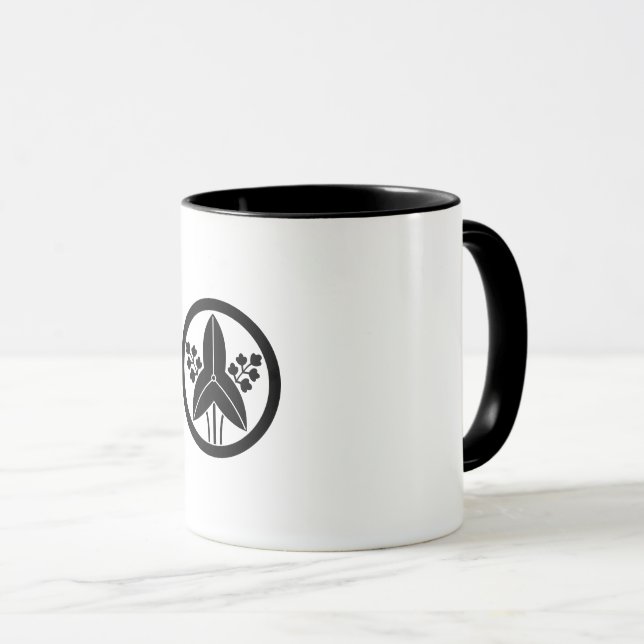 TAZA 丸に立沢瀉 (Anverso derecho)