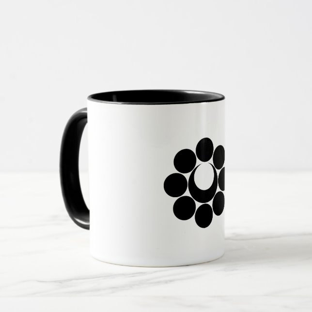 TAZA 八曜に月 (Anverso izquierdo)
