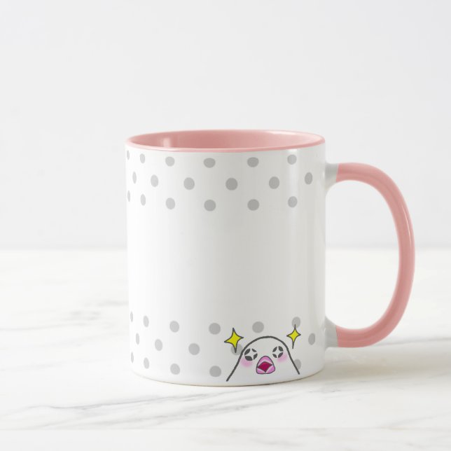 TAZA 文鳥ぴょんちゃんマグカップ (Derecha)