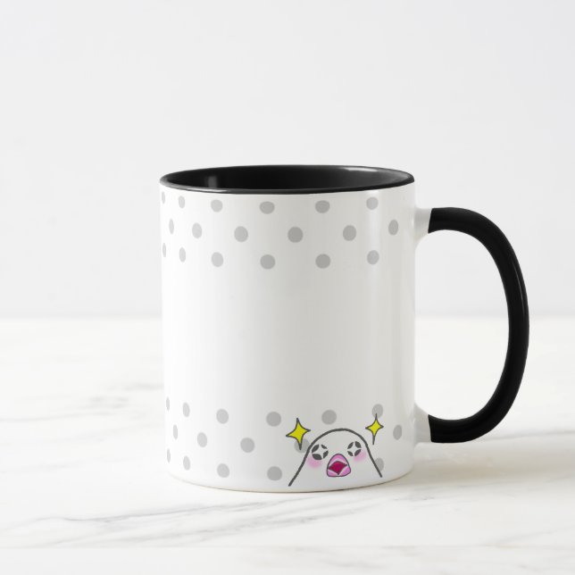 TAZA 文鳥ぴょんちゃんマグカップ (Derecha)