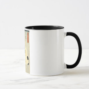 Taza 日本猫, gato japonés del 国芳, Kuniyoshi, Ukiyo-e