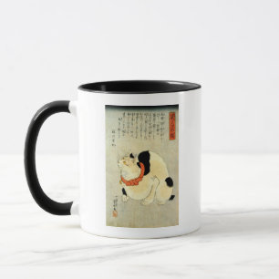 Taza 猫 本 日, 国 gato japonés, Kuniyoshi, Ukiyo-e