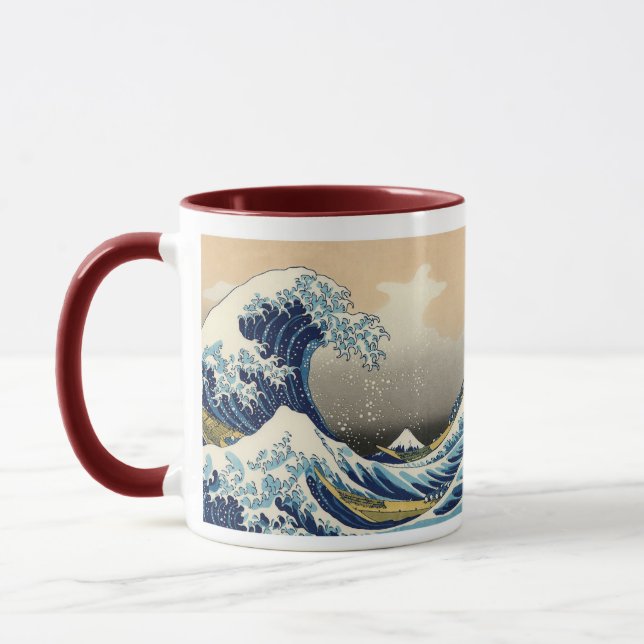 TAZA 葛飾北斎 (Izquierda)