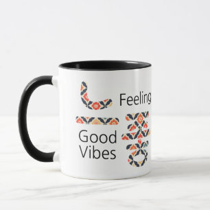 Taza 느 좋 Sensación De Buenas Vibes