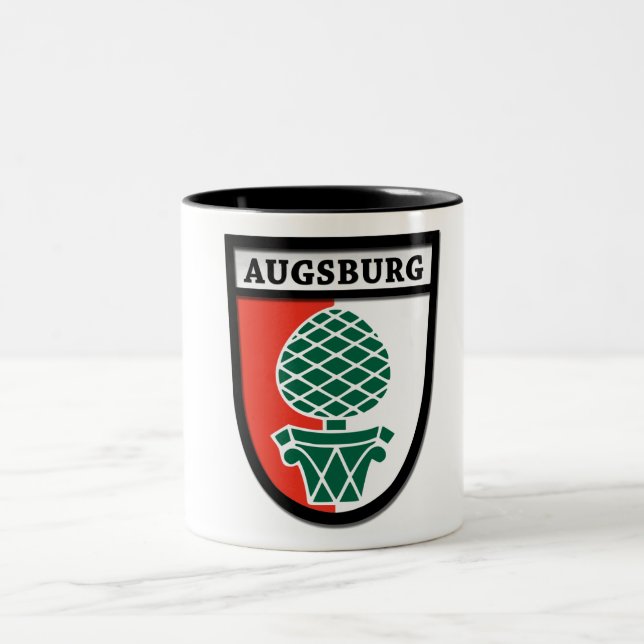 Taza 0010 del escudo de armas de Augsburg (Wappen) (Centro)