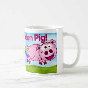 Taza 01 del cerdo del perdón del gato de Nyan