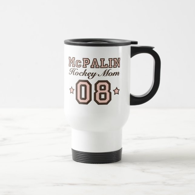 Taza 08 del viaje de la mamá del hockey de McPalin (Derecha)