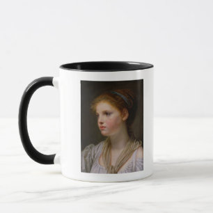 Taza 0irl con Blue Ribbon