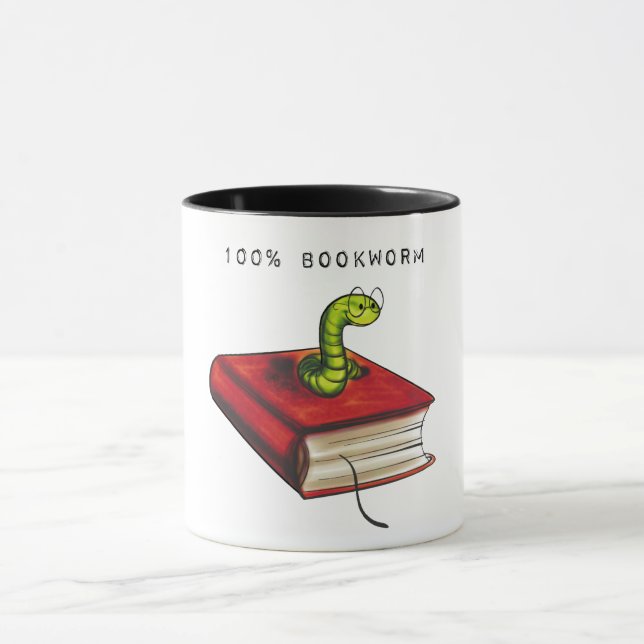 Taza 100% Bookworm (Centro)