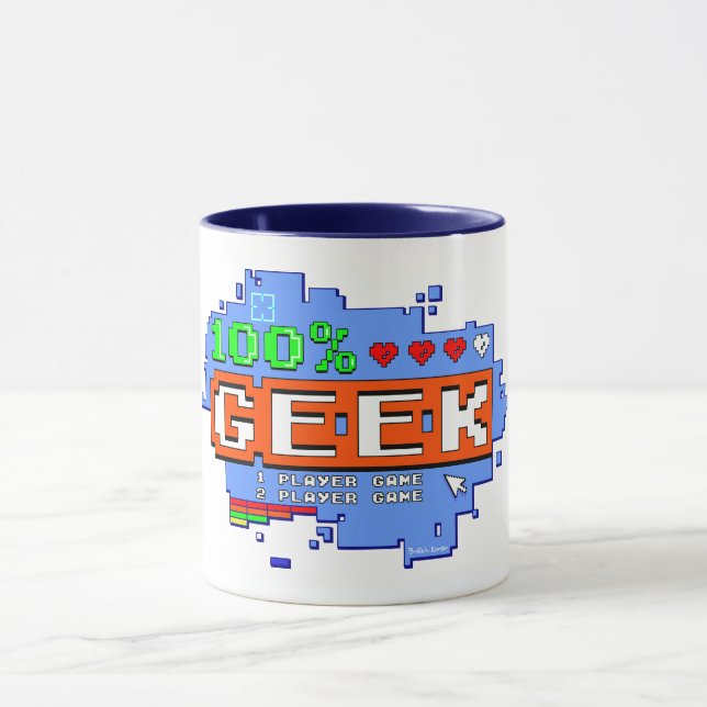 Taza 100% Geek (Centro)