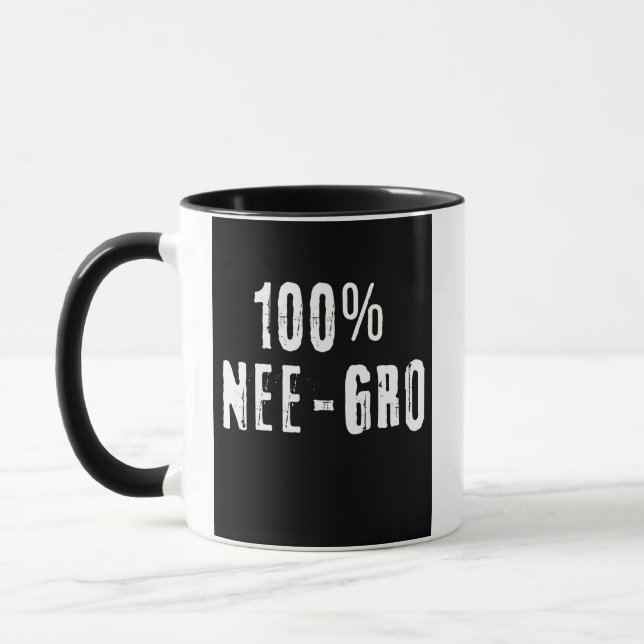 Taza 100% Nee-Gro 2 wt 11 oz (Izquierda)