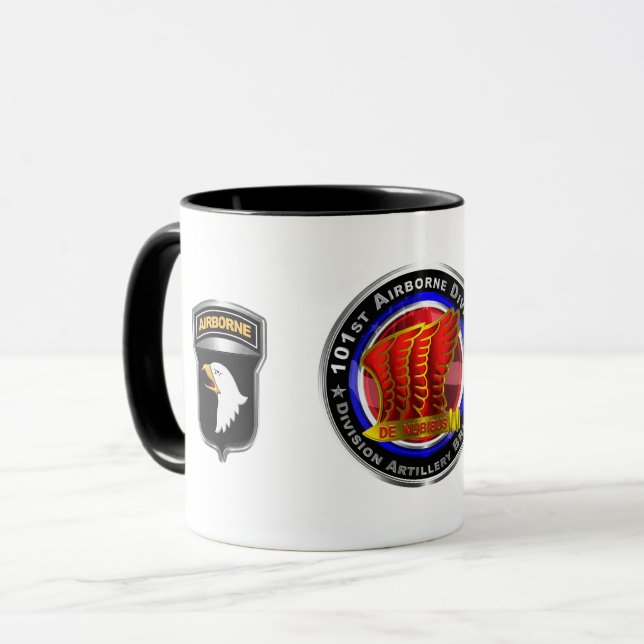 Taza 101ª Brigada de Artillería de la División Aérea (Anverso izquierdo)