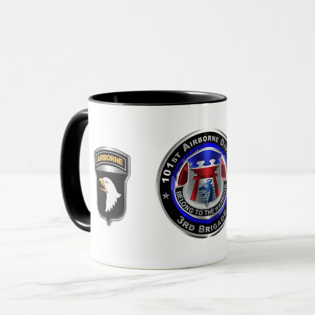 Taza 101ª División Aérea 3ª Brigada "RAKKASANS" Co (Anverso izquierdo)