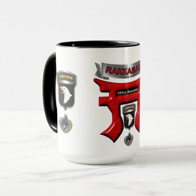 Taza 101ª División Aérea Rakkasans (Anverso izquierdo)