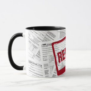 Taza 1040 Formularios de impuestos para 2020