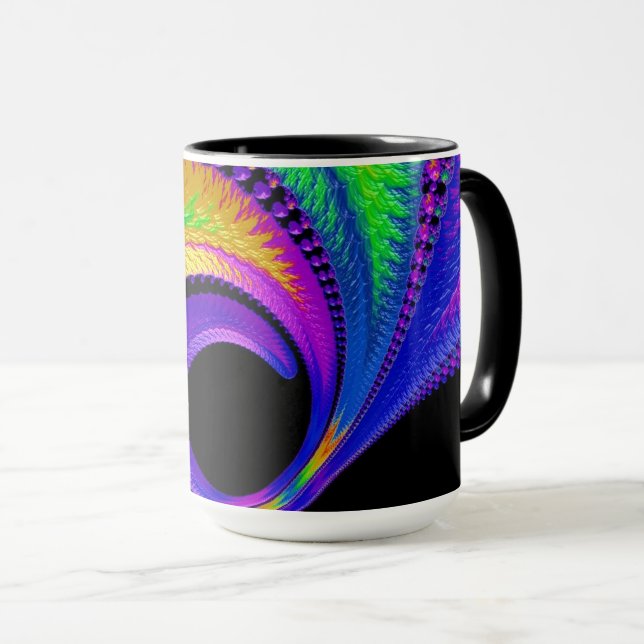 Taza 108-39 luna metálica del creciente del arco iris (Anverso derecho)