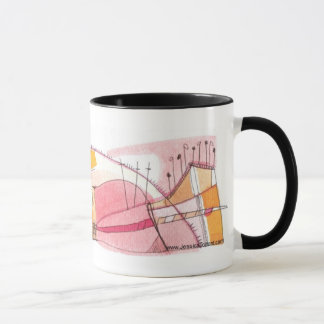 TAZA #10 - arte abstracto caprichoso de la MOD por