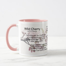 Taza 11 oz Mug "Wild Cherry" por Erin A Thomas (vibrant