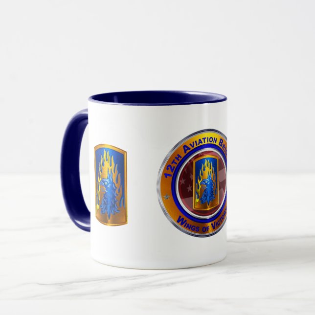 Taza 12.ª Brigada de Aviación de Combate (Anverso izquierdo)