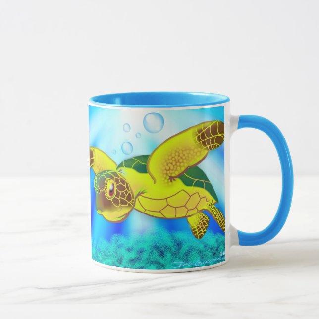 Taza 12c de la tortuga de mar (Derecha)
