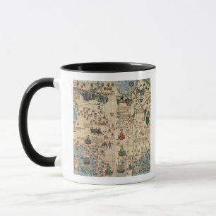 Taza 131-0058260/1 atlas catalán: Detalle de Asia, por