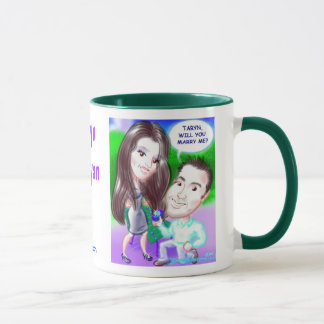 Taza 13a de la caricatura de la oferta