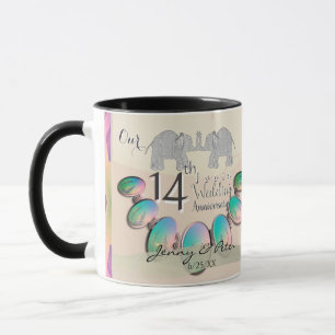 Taza 14.º Aniversario de Marfil