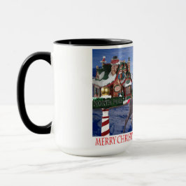 Taza 15 0z mug. Feliz Navidad y Feliz Año Nuevo.