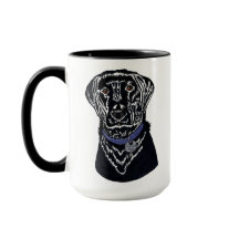 15 onzas de "Perro bueno" Mug