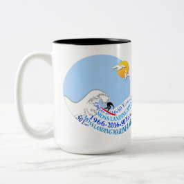 Taza (15 onzas): dos-tono, onda de MLML 50.o