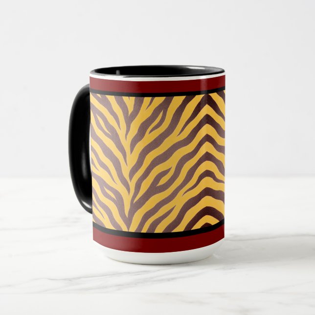 TAZA 15 OZ. DE MUG DE CAFÉ - "IMPRESIÓN DE ZULU" (Anverso izquierdo)
