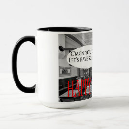 Taza 15 oz dos tonalidades mug. feliz halloween. bruja
