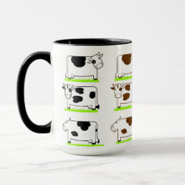 Taza 15 oz Personalizado Cows Coffee Farm Mug By Zazz_i