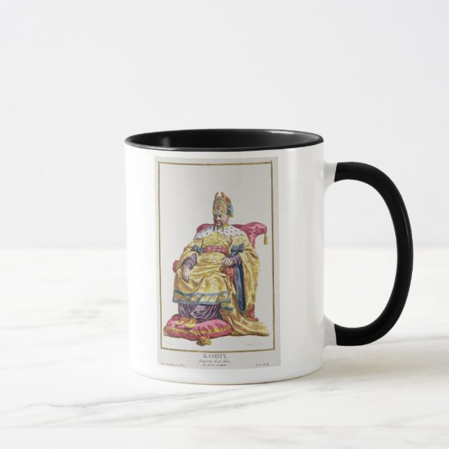 Taza 1662-1722) emperadores Manchu de Kang Tsi (de (Derecha)