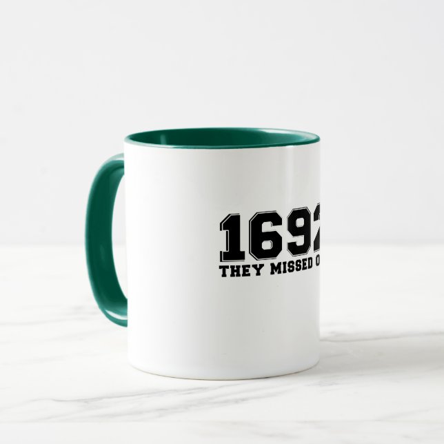 Taza 1692 Se Perdieron Uno (Anverso izquierdo)