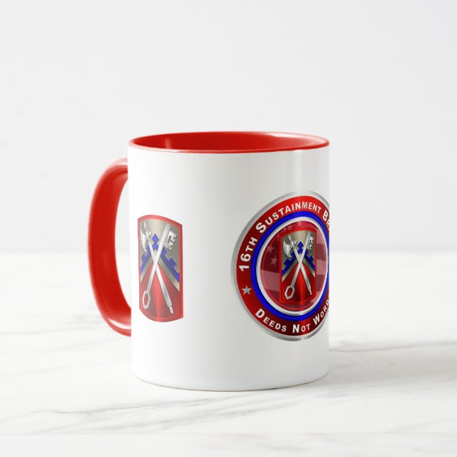 Taza 16.ª Brigada de Sostenimiento (Anverso izquierdo)