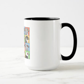 Taza 16 perfiles norteamericanos del rapaz