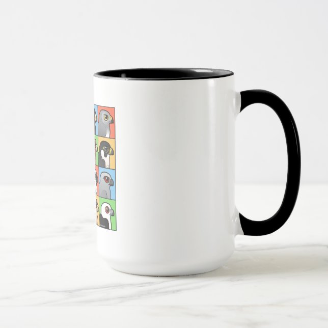 Taza 16 perfiles norteamericanos del rapaz (Derecha)