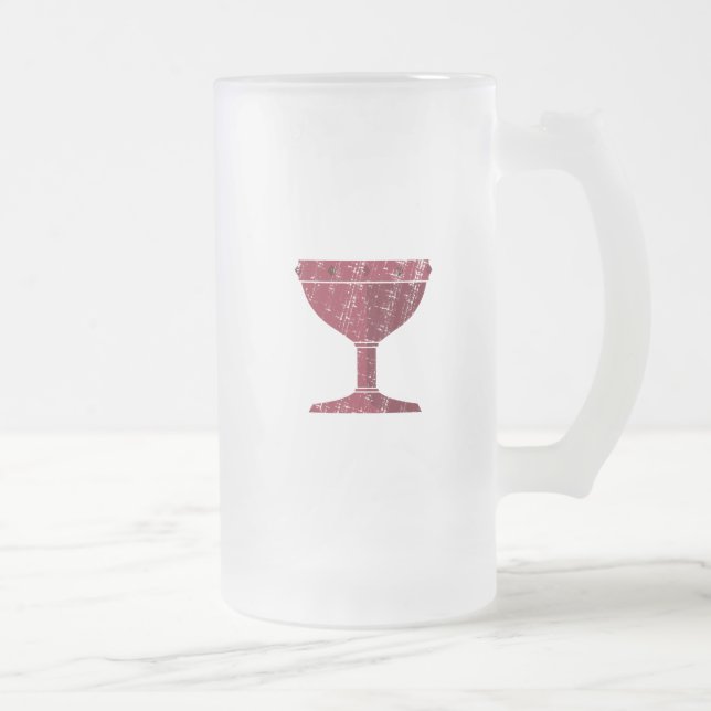 Taza 16oz del vidrio esmerilado de DAoC Albion (Derecha)