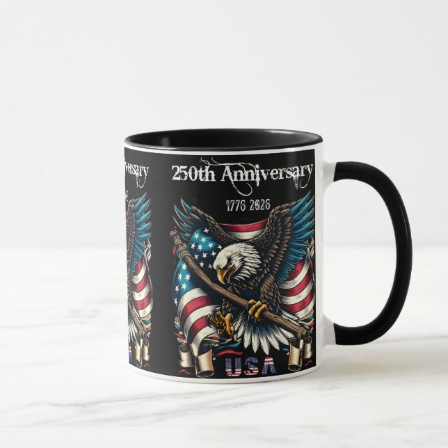 Taza 1776 2026 Aniversario América (Derecha)