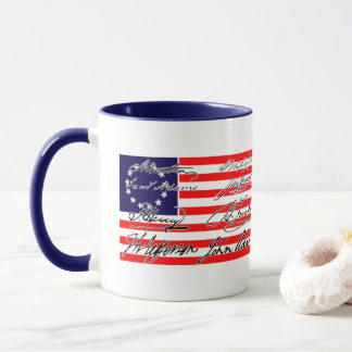 Taza 1776 Padres fundadores y patriotas