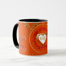 Taza 17.º aniversario Boda Carnelian Color Mug